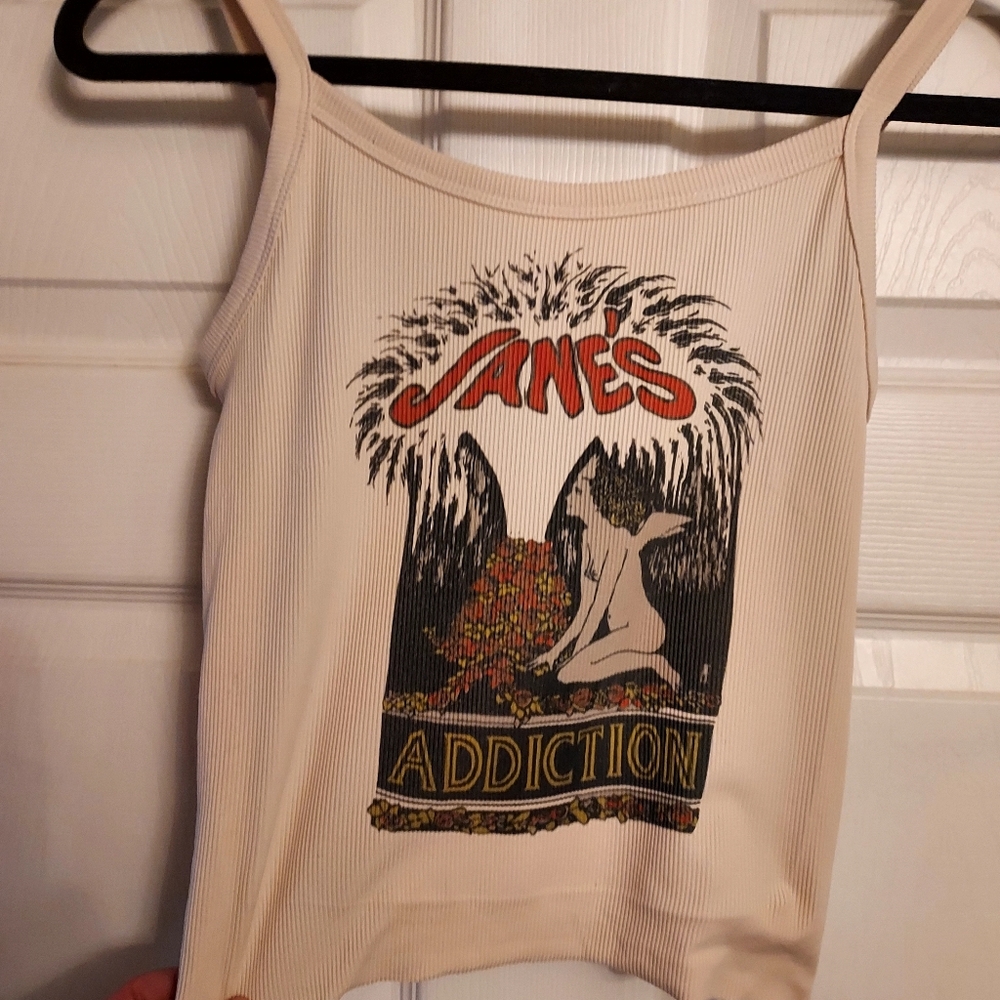 Janes Addiction crop top vintage design Janes Addiction tank top Shirt